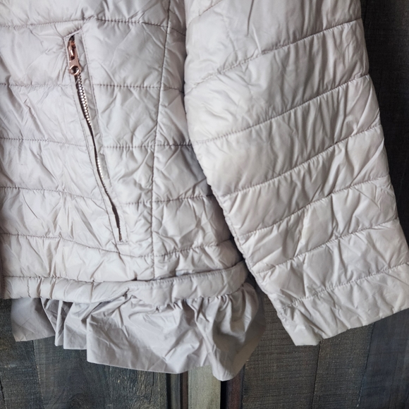 Lane Bryant Peplum Packable Puffer Jacket ThermoPlum Technology 26/28 H12143 - Picture 2 of 7